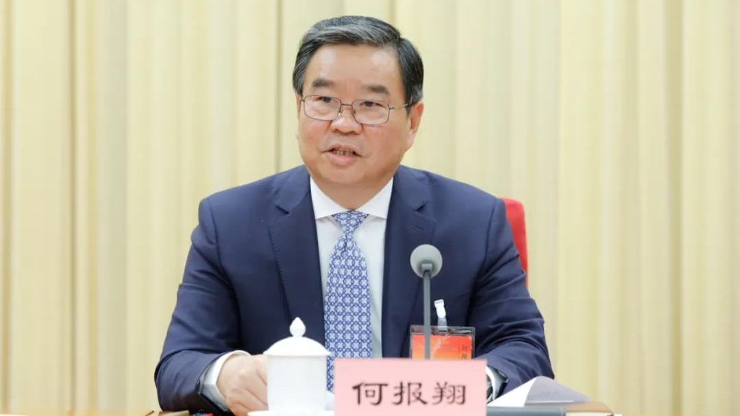 全國(guó)政協(xié)副主席、民革中央常務(wù)副主席何報(bào)翔主持開幕會(huì)