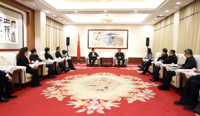 何報翔會見中國電力企業(yè)聯合會、中共湖南省岳陽市委一行